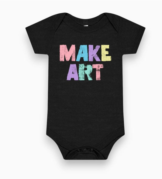Make Art Baby Bodysuit