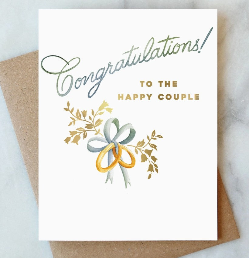Wedding Rings Greeting Card