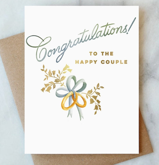 Wedding Rings Greeting Card