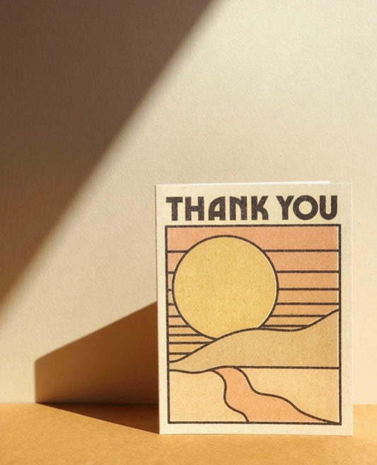 Thank You Sun Greeting Card