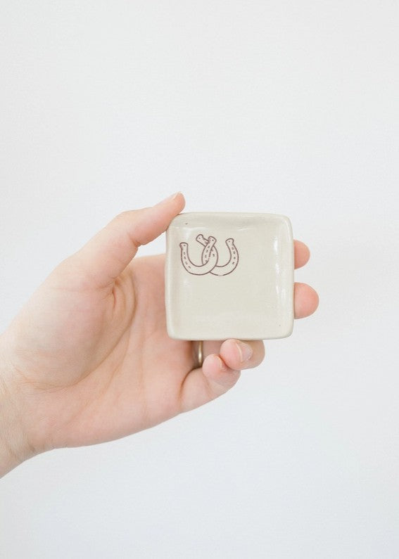 Handmade Good Luck Ring Dish