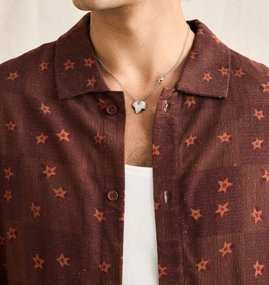 Ula Relaxed Short Sleeve Button Up Sienna