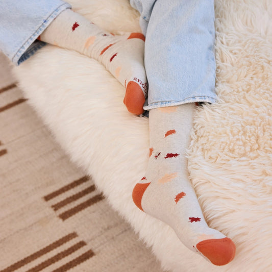 Socks That Plant Trees (Fall Leaves)