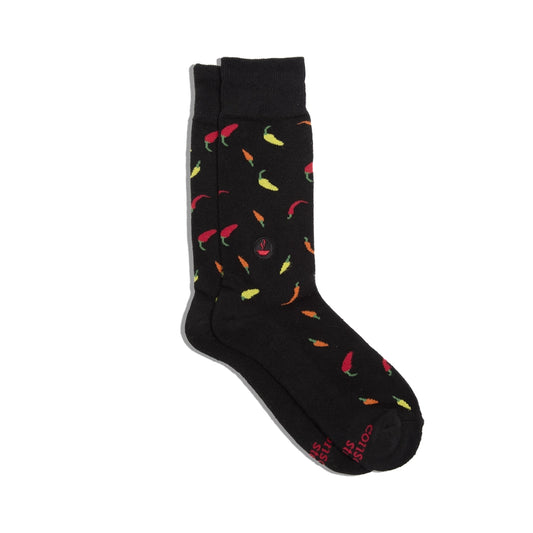 Socks That Provide Meals (Black Peppers)