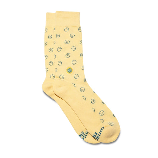 Socks That Support Mental Health (Smiley Faces)