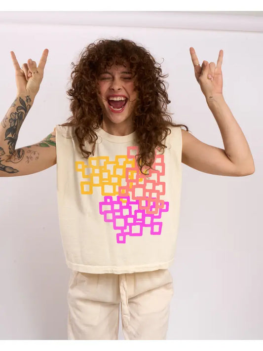 Squares Women's Heavyweight Muscle Tee