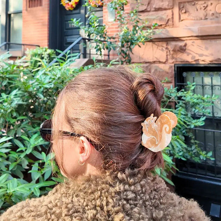 Squirrel Claw Clip