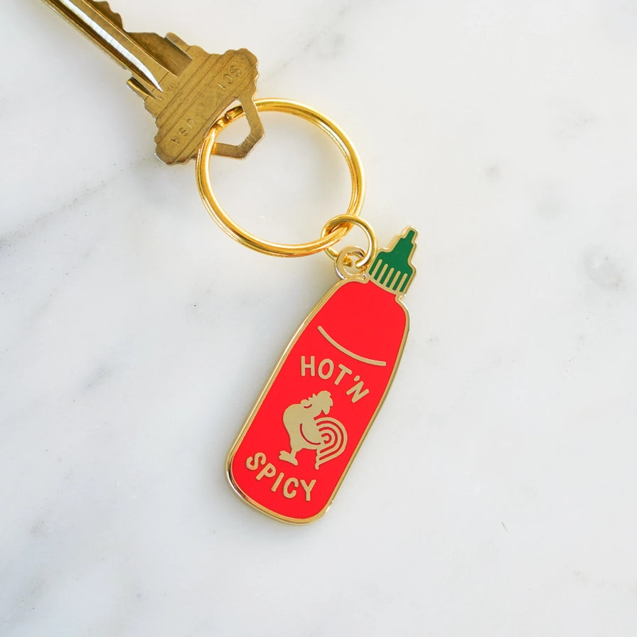 Sriracha Keychain