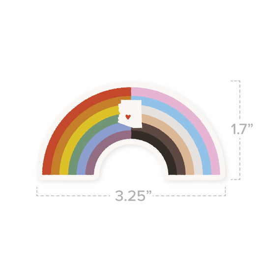 Rainbow AZ Sticker