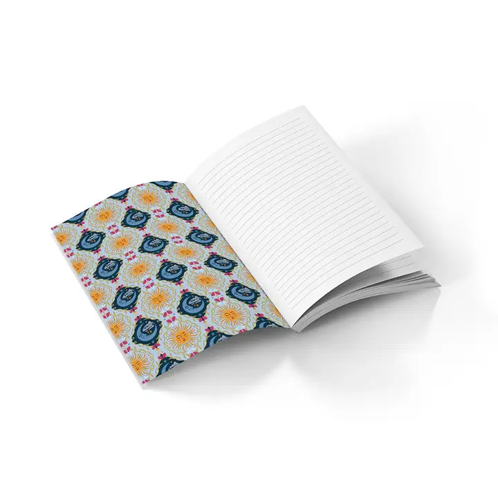 Sun Tarot Soft Touch Classic Layflat Notebook Journal