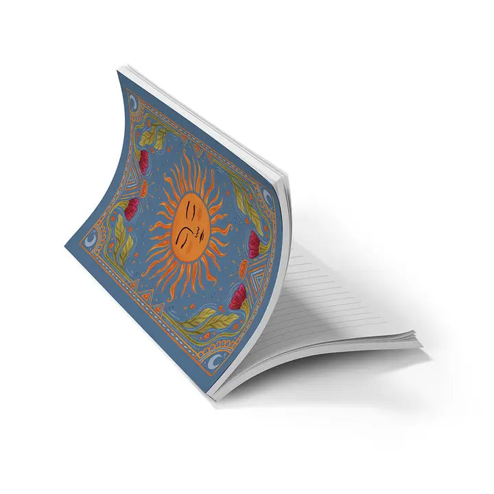 Sun Tarot Soft Touch Classic Layflat Notebook Journal