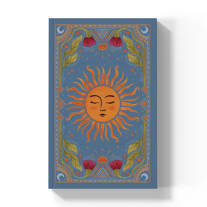 Sun Tarot Soft Touch Classic Layflat Notebook Journal