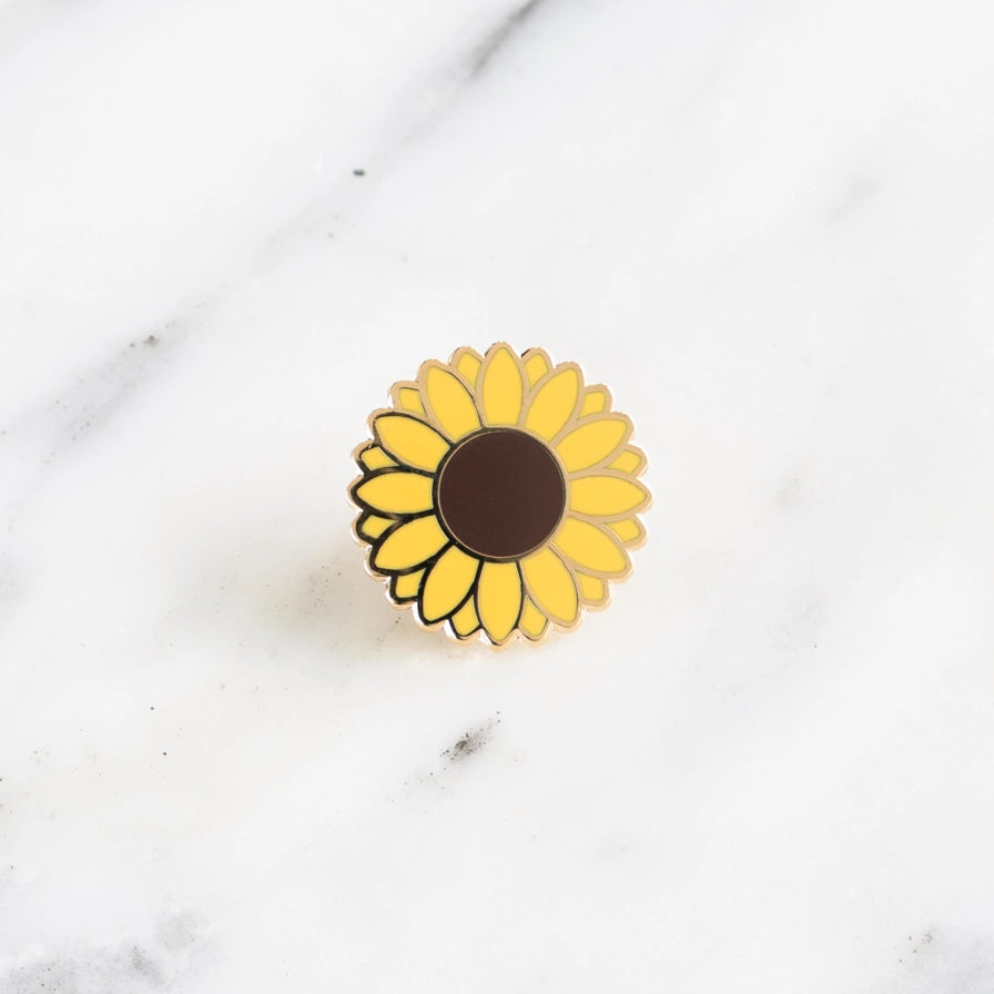 Sunflower Enamel Pin