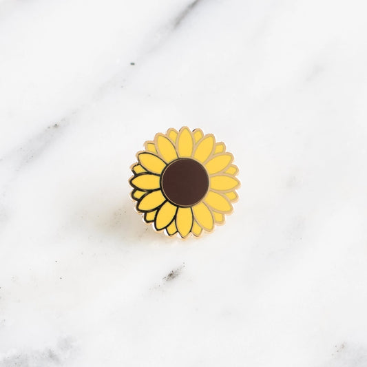 Sunflower Enamel Pin