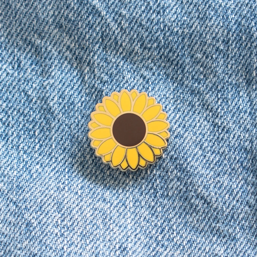 Sunflower Enamel Pin