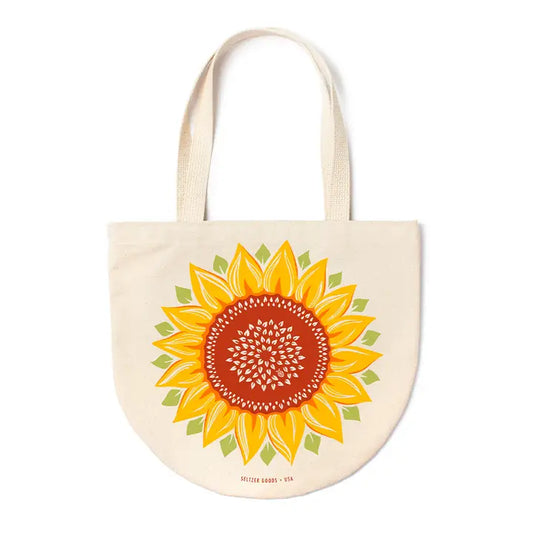 Sunflower Round Tote