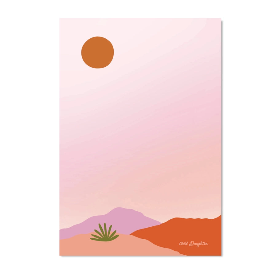 Sunset Notepad
