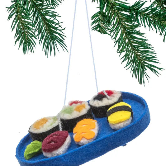 Sushi Plate Ornament