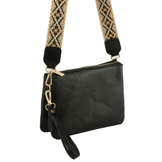 Mini 2 in 1 Crossbody Wristlet + Guitar Strap