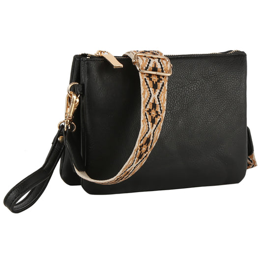 Mini 2 in 1 Crossbody Wristlet + Guitar Strap