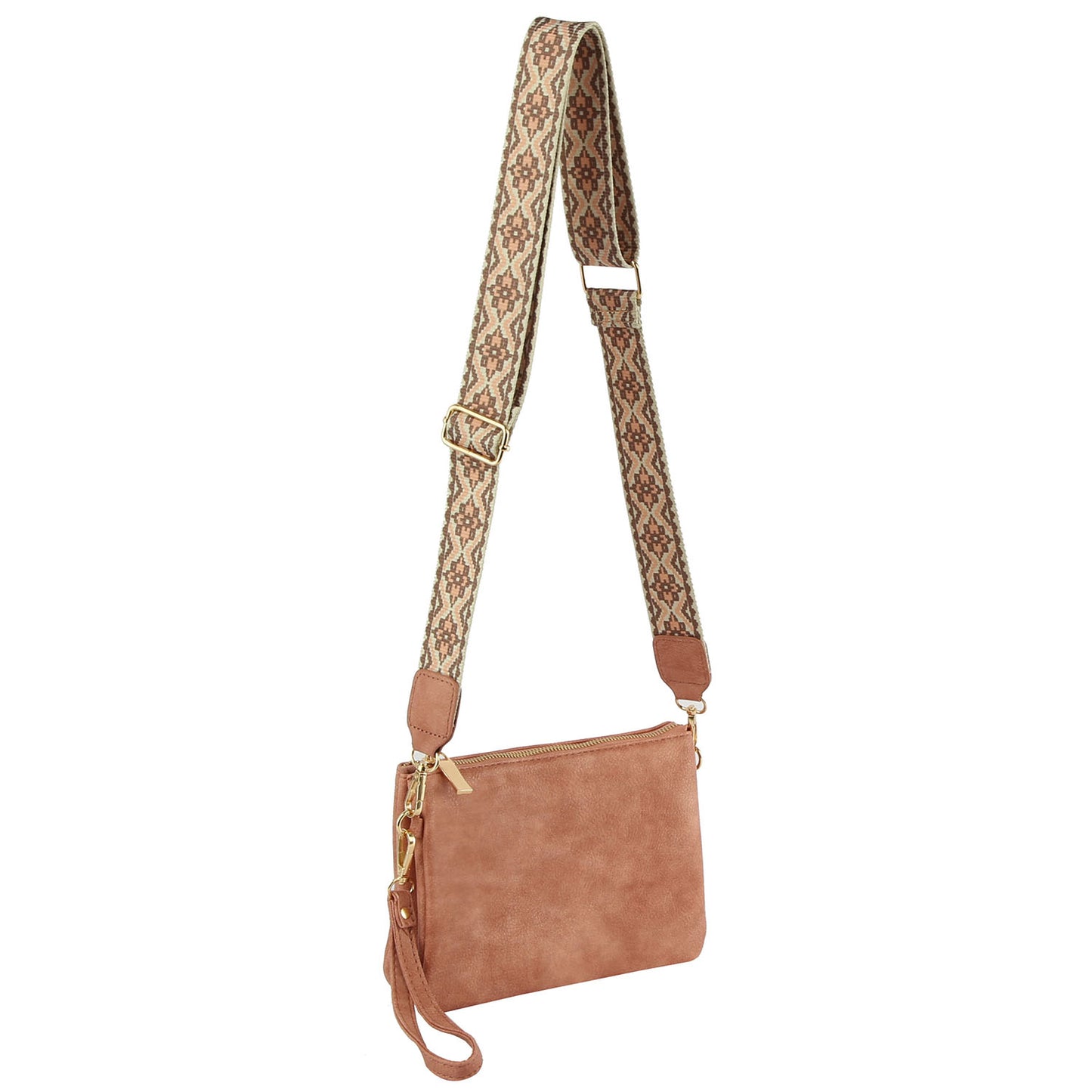 Mini 2 in 1 Crossbody Wristlet + Guitar Strap