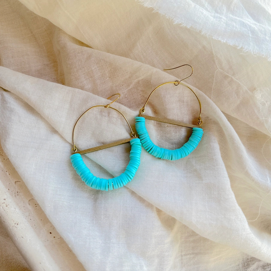 Terrain Earring - Turquoise
