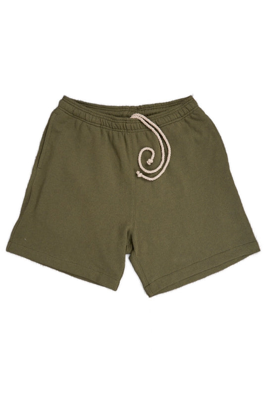 The Standard Short Upcycled Cotton Terry - Thicket Green