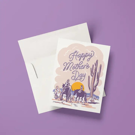 Trail Ride Mother's Day Greeting Card