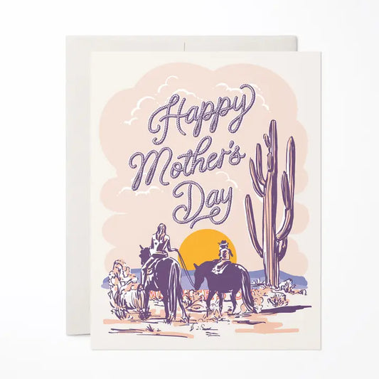 Trail Ride Mother's Day Greeting Card