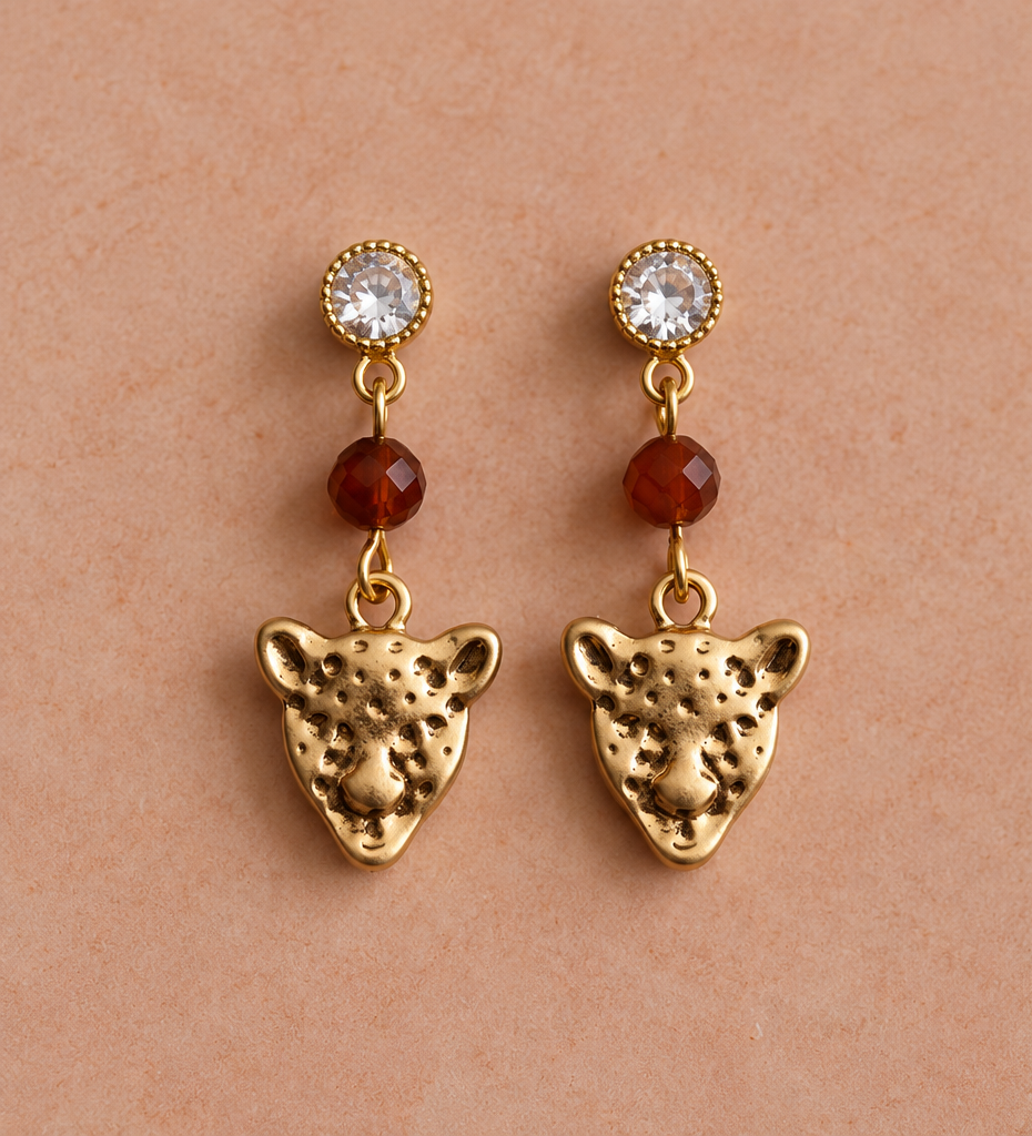 Untamed Carnelian Earrings