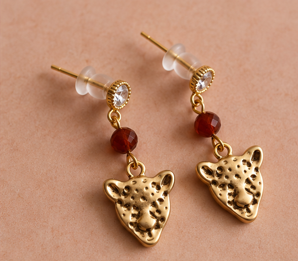 Untamed Carnelian Earrings