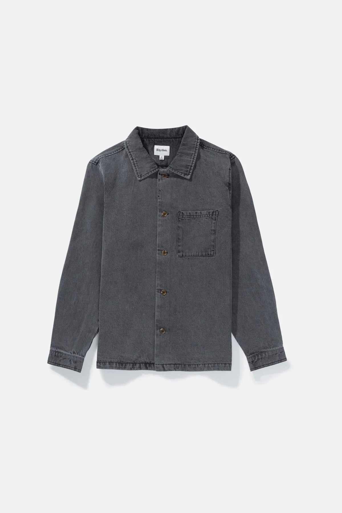 Vintage Black Denim LS Shirt