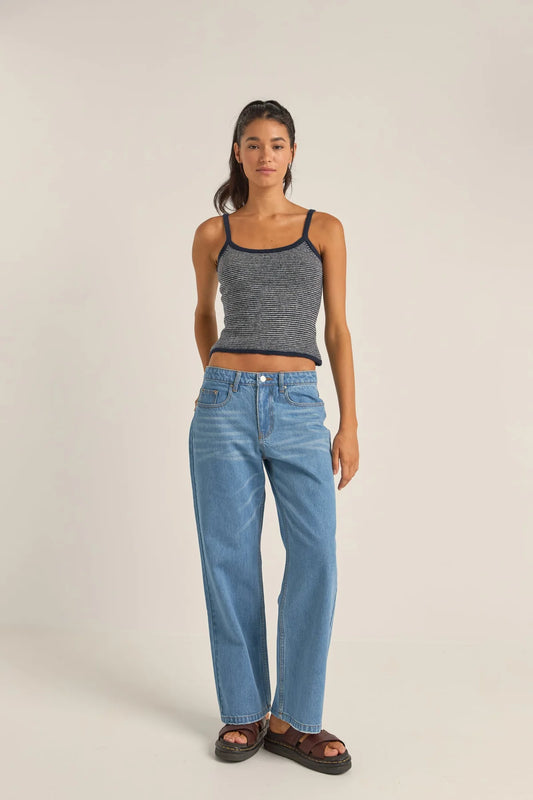 Washed Out Denim Pant
