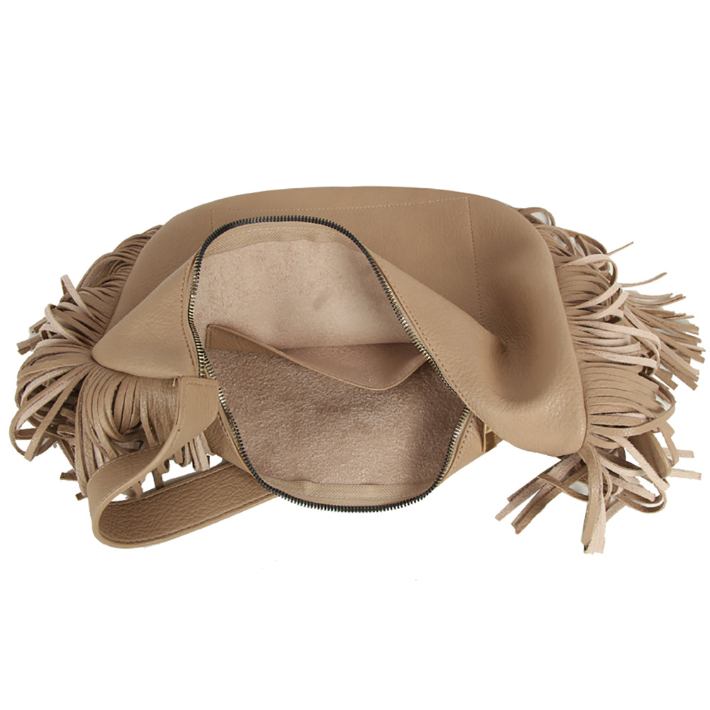 Western Fringe Shoulder Bag Hobo, More Colors