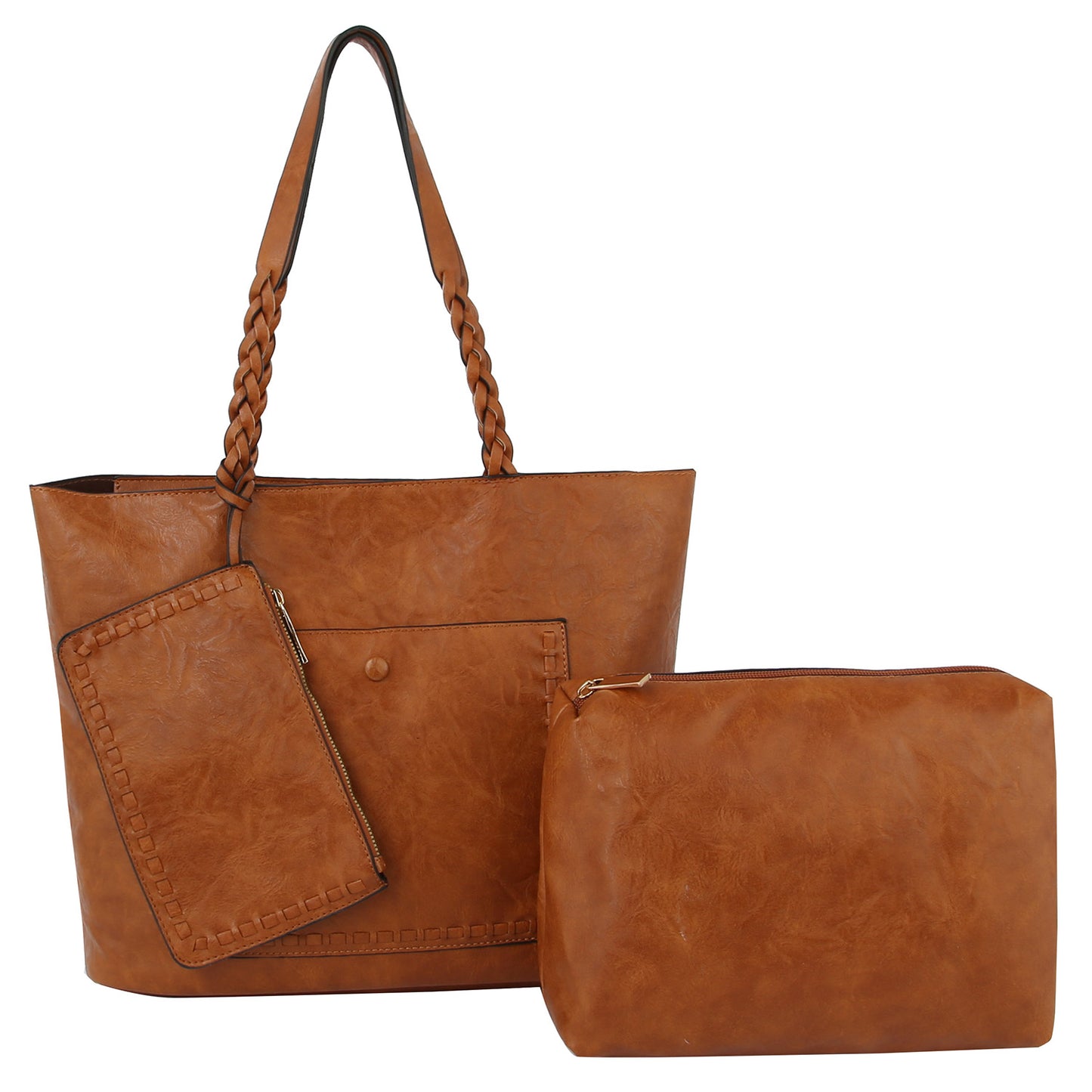 Whipstitch Pocket 3-in-1 Shopper Set