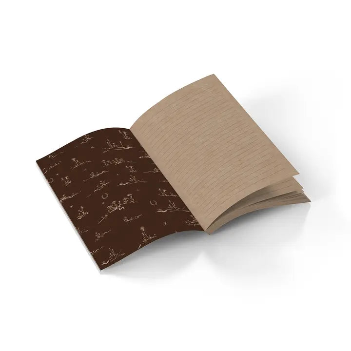 Wildhorses Kraft Layflat Notebook
