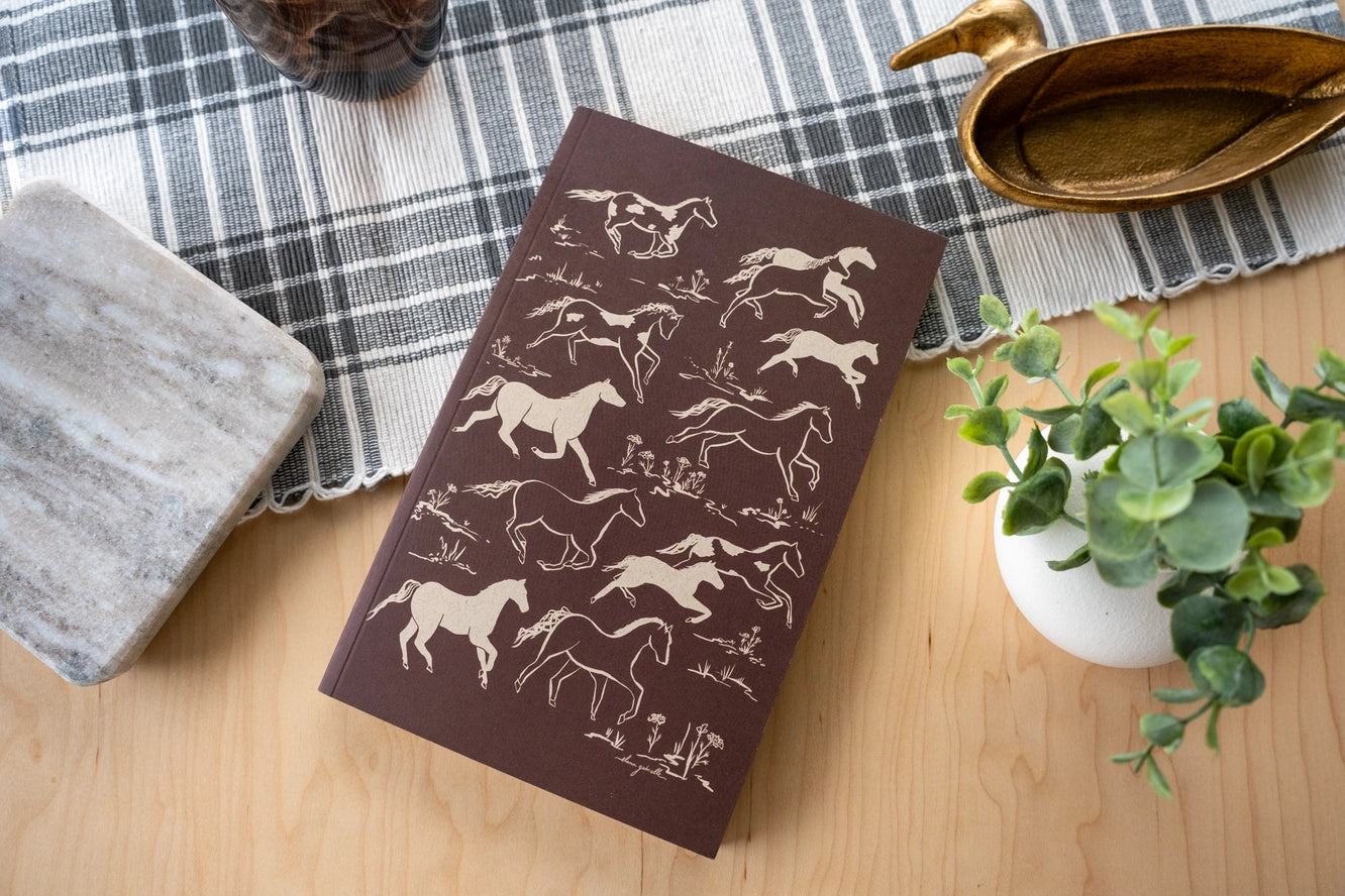 Wildhorses Kraft Layflat Notebook
