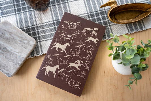 Wildhorses Kraft Layflat Notebook