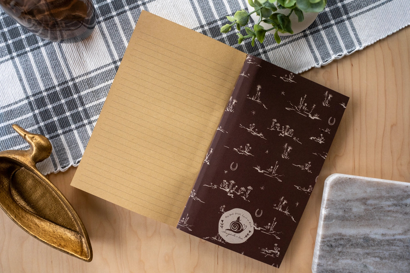 Wildhorses Kraft Layflat Notebook