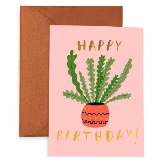 Zig Zag Cactus - Birthday Card