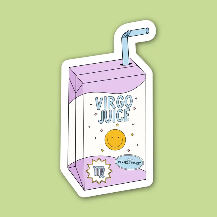 Zodiac Juice Box Sticker