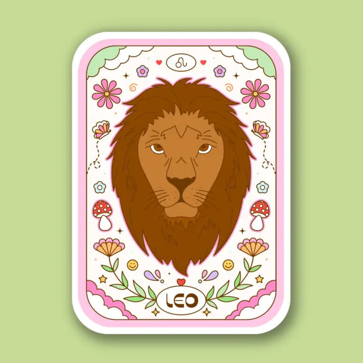 Zodiac Tarot Card Sticker