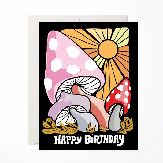 Magic Mushroom Birthday Card
