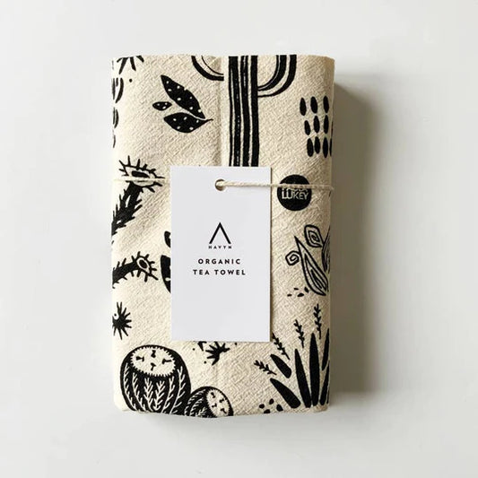 Desert Cactus Tea Towel