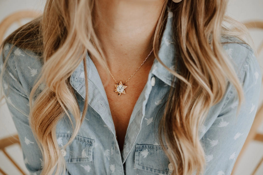 Sun Pendant Necklace