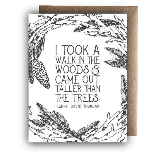 A Walk In The Woods Card