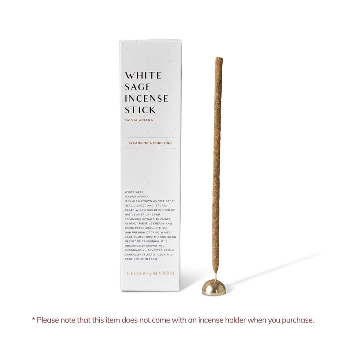 Hand Rolled White Sage Incense Stick