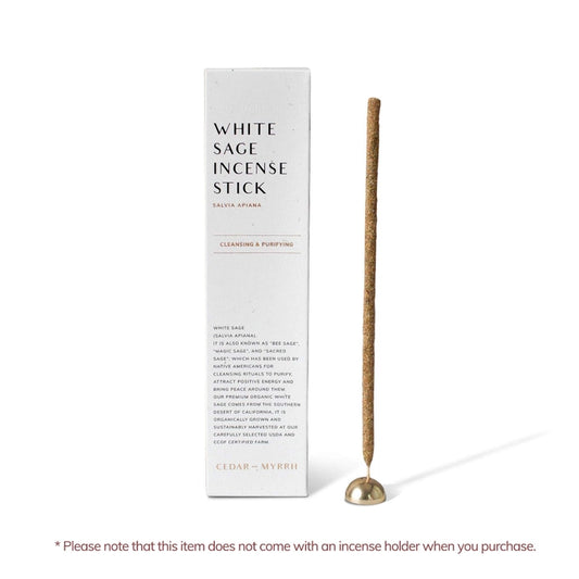 Hand Rolled White Sage Incense Stick