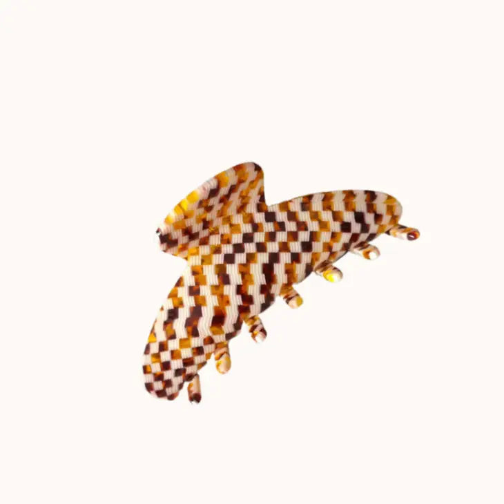 Big Checkered Claw Clip