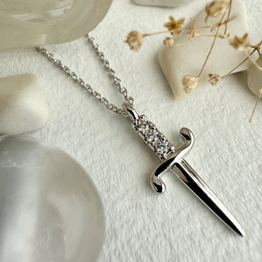 Bruté  Dagger Charm Necklace